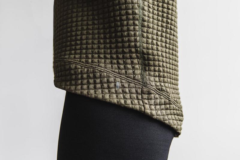 Olive Nobull WoQuilted Crew Pullover Women's Hoodie | CA F2194D